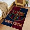 Barcelona Club Personalized Text Floor Mat Suitable for Study Room Bedrooms Hallway Living Rooms Anti-slip Rug Anime Office Decor Best for Christmas