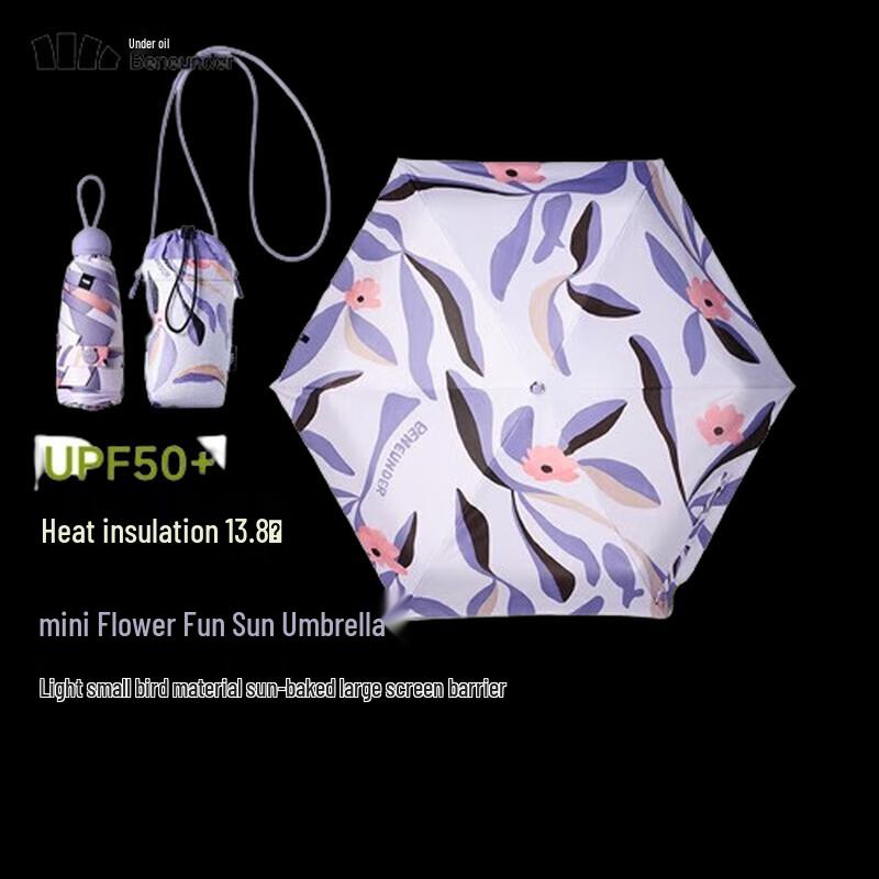 Banana Umbrella UV Protection Five-Fold Sun/Rain Umbrella