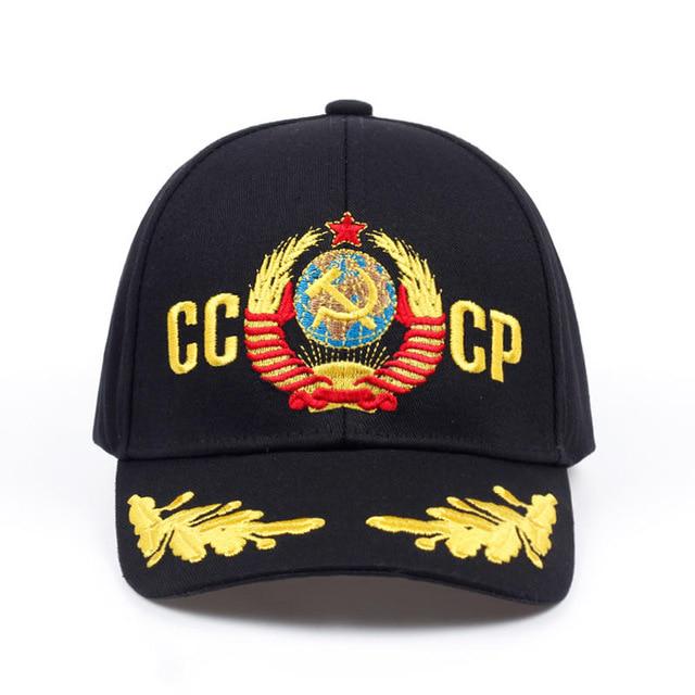 

CCCP СССР, бейсболка в стиле государственного герба, унисекс, черная, красная хлопковая кепка с вышивкой, высококачественные шапки Garros