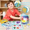 Montessori Busy Board Ruhiges Lernspielzeug Sensorisches Brett 3D-Aktivitätenbuch Puppenhaustasche Lernen der Feinmotorik für Kinder