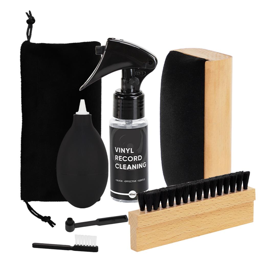 7 In 1 Vinyls Record Cleaner Set Vinyls Record Cleaning Kit Dust Removal Tool for Audiophiles Collectors Enthusiasts