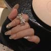 Stunning Luxury Zircon Bow Diamond Ring – Celebrity Trend