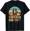 Vintage 1987 Limited Edition 38th Birthday Gifts 38 Year Old T-Shirt Unisex Summer Streetwear Tops Casual Camiseta Hombre