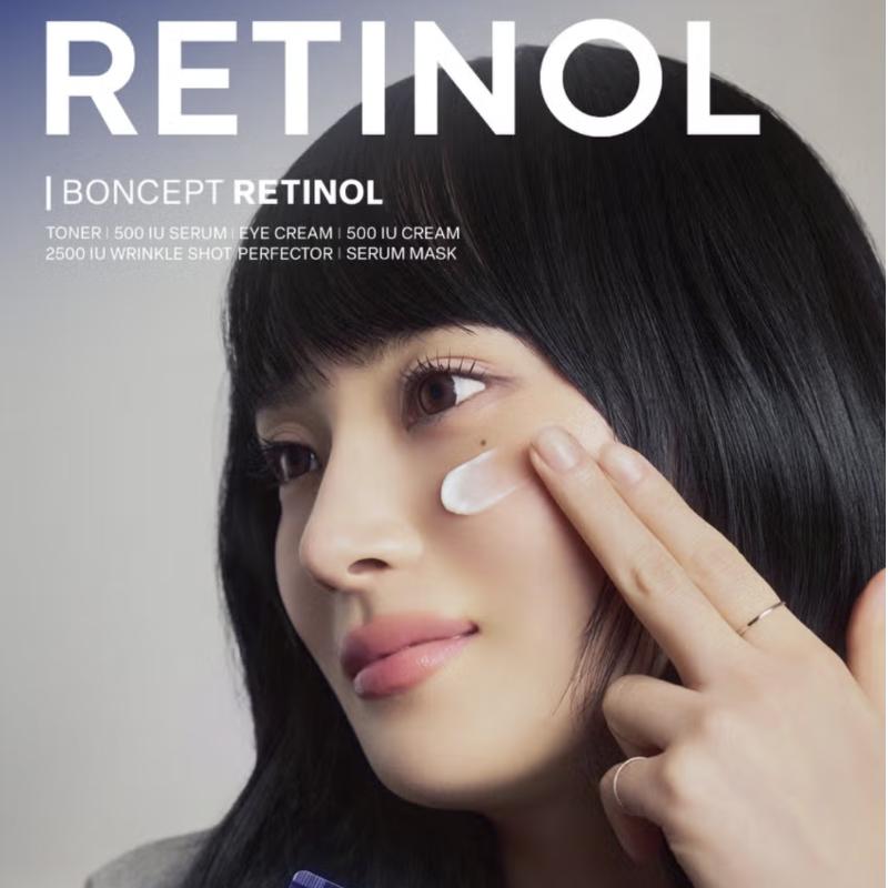 Boncept Retinol Eye Cream 25ml/ Retinol 500 IU Cream 50ml