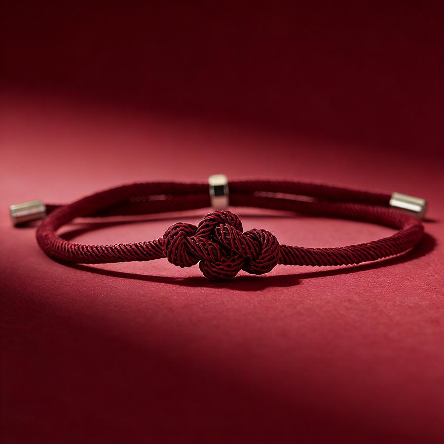 Noter Handmade Lucky Knot Rope Bracelet Unisex Selected High Quality 3mm String No Fading No Allergies Skin Friendly Materials