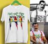 Camiseta usada por Freddie Mercury Queen Brian May Roger taylor flash Camiseta Unissex