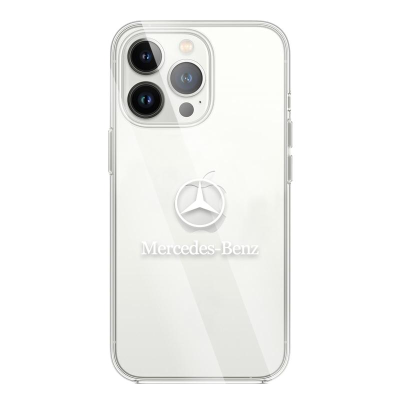 New Fashion Car Logo Transparent Phone Case For Mercedes-Benz B-Class W245 W246 W247