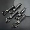 UNYDV1 Car Titanium Alloy Keychains Carbon Fiber Style Key Chain For Honda Civic Accord Fit Jazz Pilot CRV Odyssey Passport City HRV
