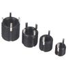 5Pcs M8-M14 Keylock Wire Thread Insert ,Helicoil Nut Black Carbon Steel Key-Locking Thread Repair Inserts