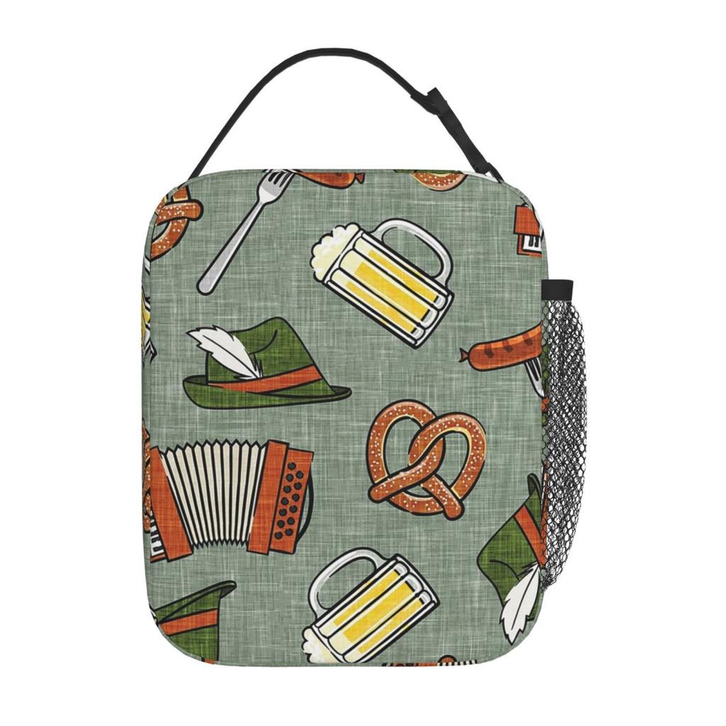 Oktoberfest - Sage Insulated Lunch Bag for Women Office Cooler Thermal Food Box Tote Portable Lunch Boxes Container