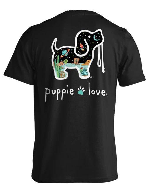 New PUPPIE LOVE SPACE COWBOY T Shirt S