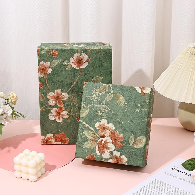 Qixi Festival Zijden Sjaal Cadeaubox – Elegante Verpakking voor Souvenir en Cadeau