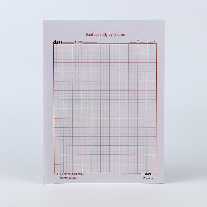 In-Stock Calligraphy Practice Book: Student & Adult, Rice Grain Grid, Field Grid, Square Grid, Fountain Pen Paper, 16K Hard Pen Paper.