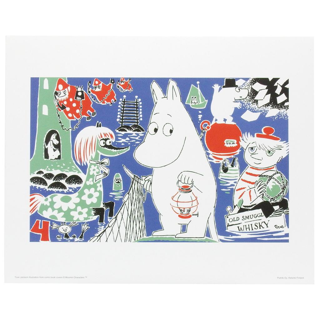 Imported Putinki Moomin Color Mini Comic Book Cover Volume PTK040039 [Officially (Finland)] Poster, Art, 4,