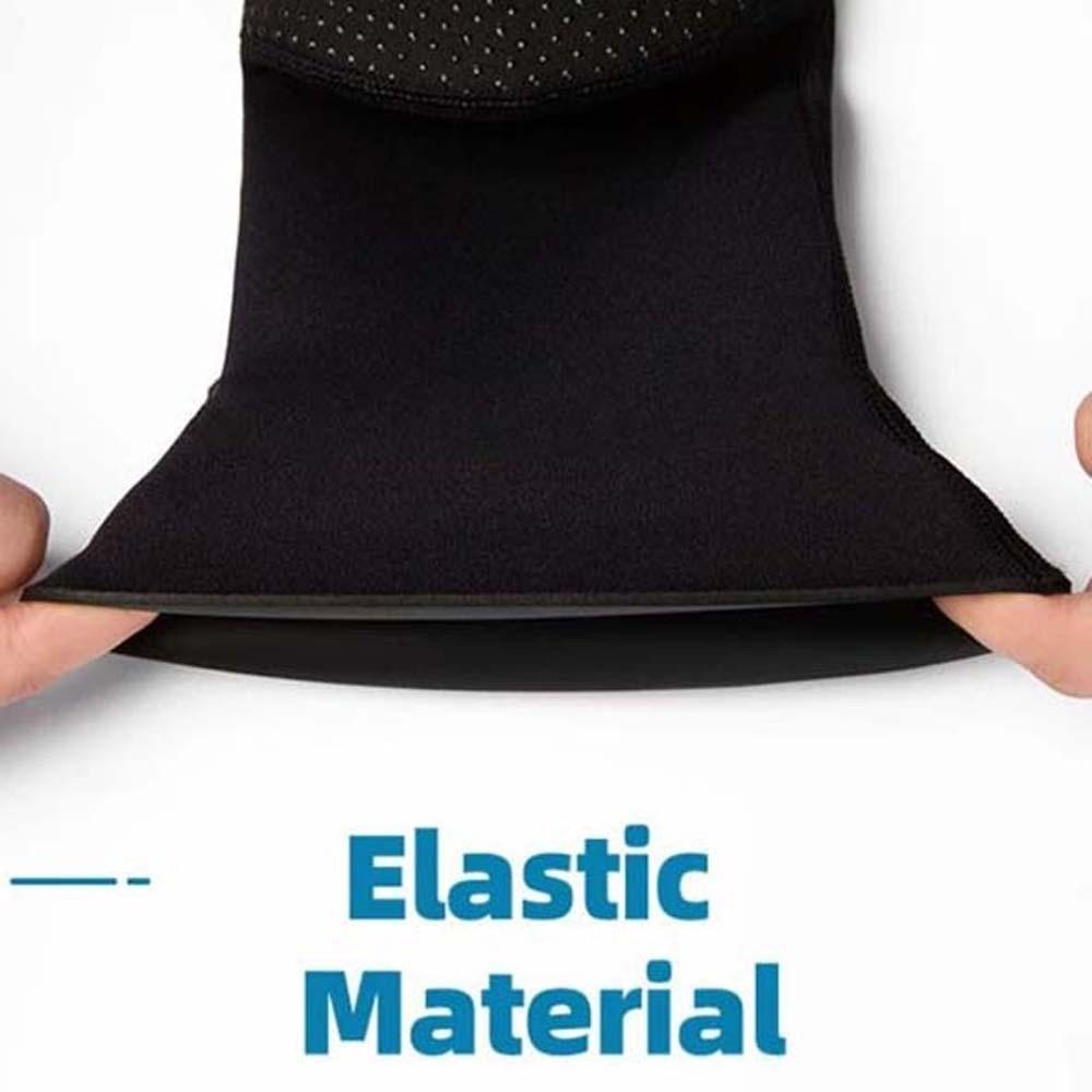 1pair Long Tube Black Diving Socks Non-slip Diving Surfing Boots  Beach Volleyball