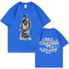 Tate McRae Si Près De Quoi T-shirt Imprimé Graphique d'Album Hommes Femmes Vintage Hip Hop T-shirts Coton Surdimensionné T-shirts