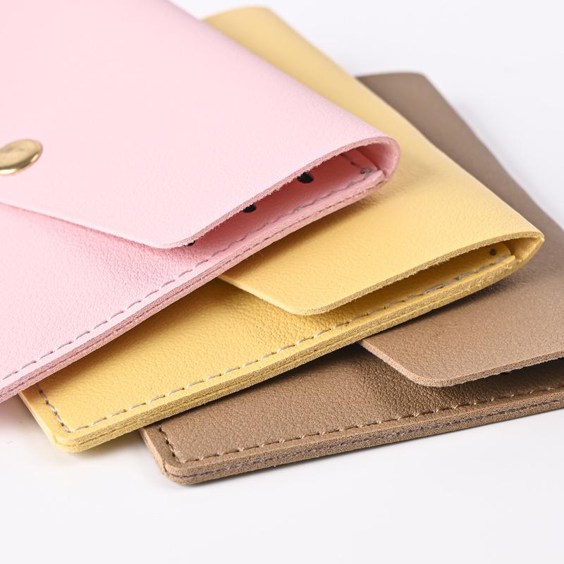 Slim Soft Leather Card Holder Mini Credit Card Wallet Women Men Thin Card Case Small Purse Business Cardholder