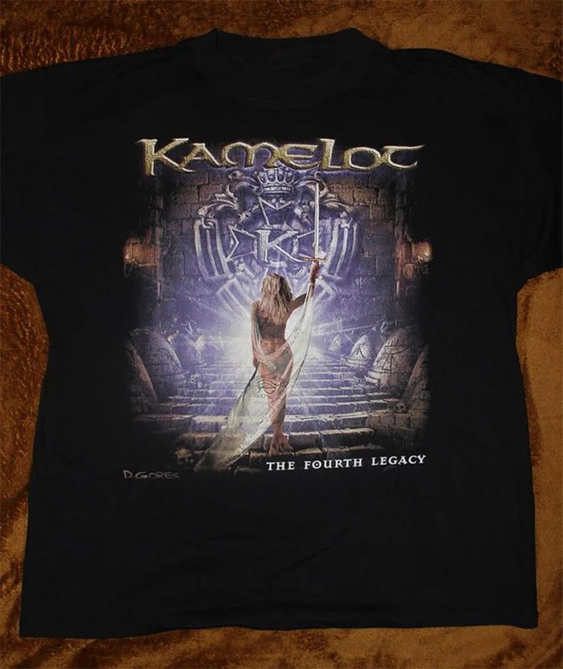 Kamelot Band Gift For Friends Black T-Shirt Cotton All Size Unisex T-Shirt XXXXL