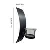 Metal Wall Mounted Candle Holders with Tealight Glass Cup Container Home and Wedding Decoration Candle Sconces Set of 2