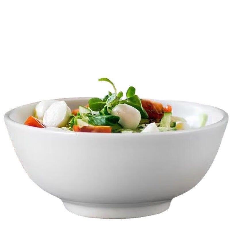 Aodesa 5.5-inch White Melamine Bowl