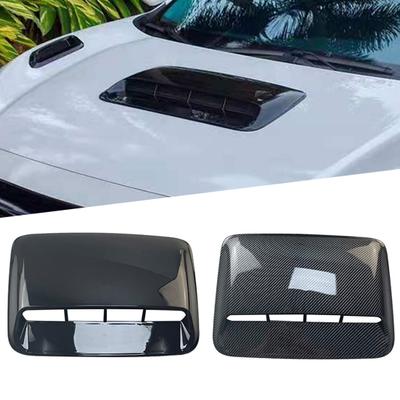 Tampa de Motor Falsa Prática Anti-riscos ABS Estilo de Carro Saídas de Ar Saída Adesivo para Carro