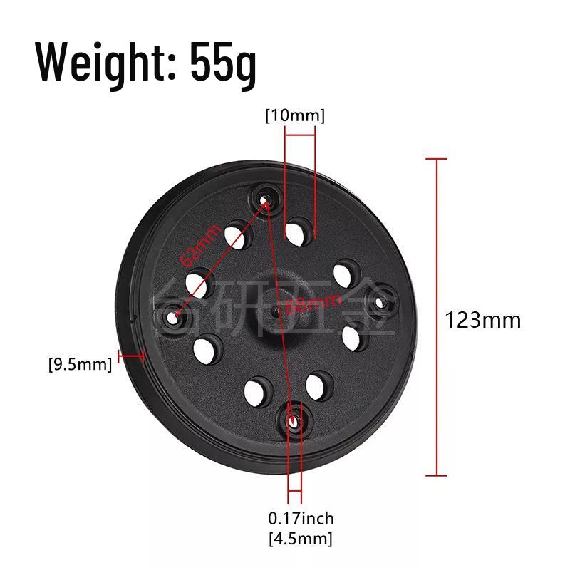 5-inch 8-hole Self-adhesive Sanding Pad for Electric Polishers and Grinders