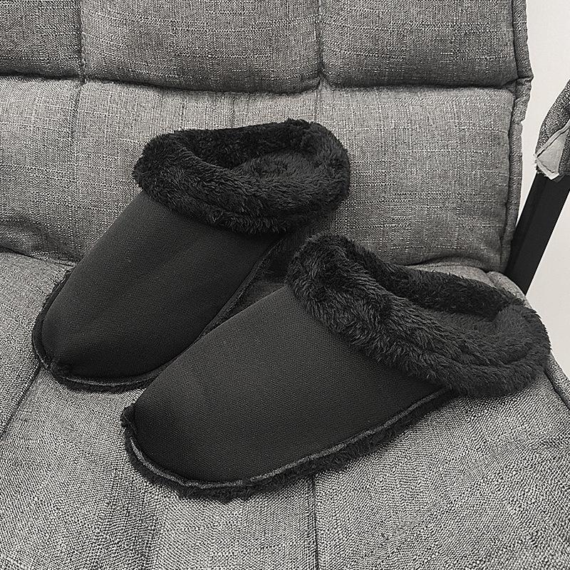 Fleece-Lined Clogs with Removable Cotton Liner – Washable, Warm, Soft Plush Shoe Cover
