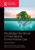 Kniha Routledge Handbook of International Environmental Law
