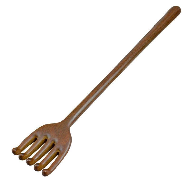 Sandalwood Back Scratcher, a Tool for Scratching Your Own Back, a Multi-Functional Wooden Rake for Scratching Your Back, a Pleasure for the Elderly