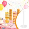 Acrylic Donut Display Stand Clear Bagel Holder Rack Doughnut for Household Party