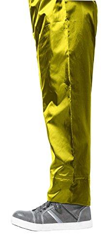Men's Rain Suit (Water Resistance: 10,000mmH2O), Adjustable Hem, Adjustable Hood, Waterproof Tape, Mesh Lining, Size 4L, Dark Yellow, AS5100