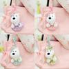 Highland Terrier West Dog Plush Keychain Toy Bag Pendant Decoration Gifts Kids