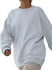 2024 Women's European & American Fashion Loose Velvet Pullover Sweatshirt for Autumn/Winter