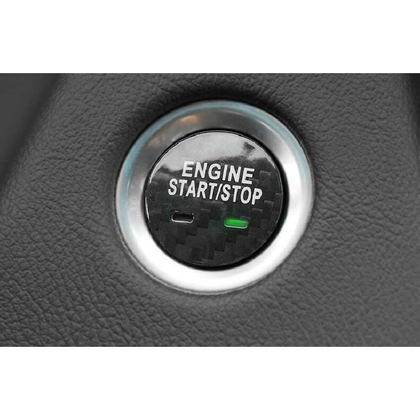 For Cadillac CT6 2016-2020 Real Carbon Fiber Ignition Switch Start Button Frame
