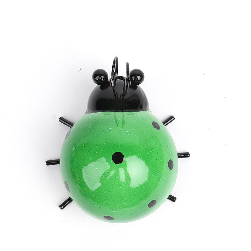 Ornament de Artizanat Buburuza de Fier Decoratie pentru casa Agatator de perete Decorat pentru gradina Decoratiune pentru casa Mic Ornament