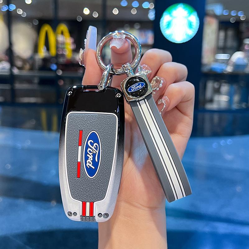 Car Remote Key Case Full Cover Fob Auto Accessories For Ford Fusion Mustang Explorer F150 F250 F350 EcoSport Edge S-MAX Ranger