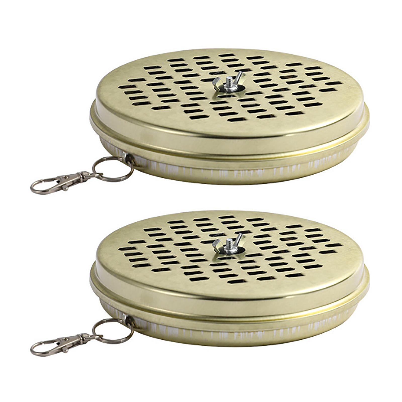 

Держатель Mozzie Coiled Holder Ящик для хранения благовоний Mozzie Держатель Mozzie огнестойкийКурильницы для благовоний с Ручка для походов золотой