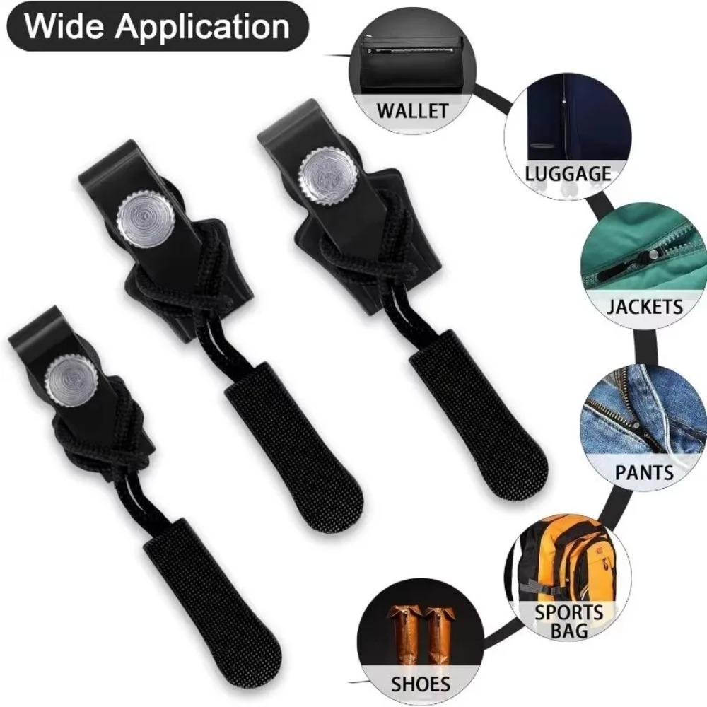 20 Stück Universelles Reißverschluss-Reparaturset Universal Sofort-Reißverschluss-Reparatur Ersatz Schiebezähne Rettung Reißverschlusskopf 3 Verschiedene Größen