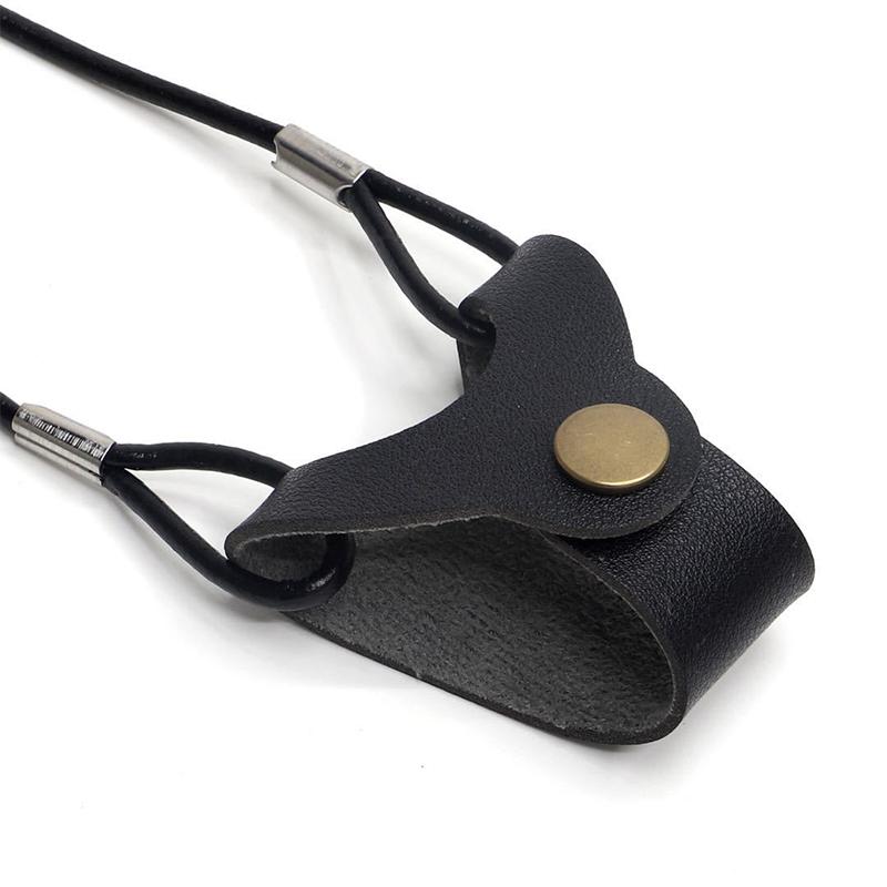 

1 шт. женские солнцезащитные очки кожаный чехол для хранения веревка для очков висящий шейный ремешок цепь чёрный