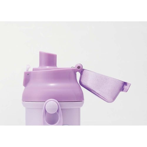 Skater Water Bottle Kuromi Sanrio 480ml Children's Antibacterial Plastic Child Friendly Lightweight Made In Japan PSB5SANAG-A