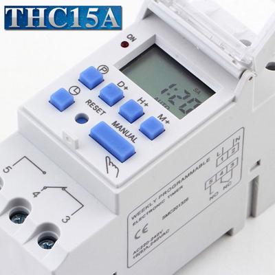AC 220V 25A Digital LCD Programmable Weekly Rail Timer Time Relay Switch KG316T