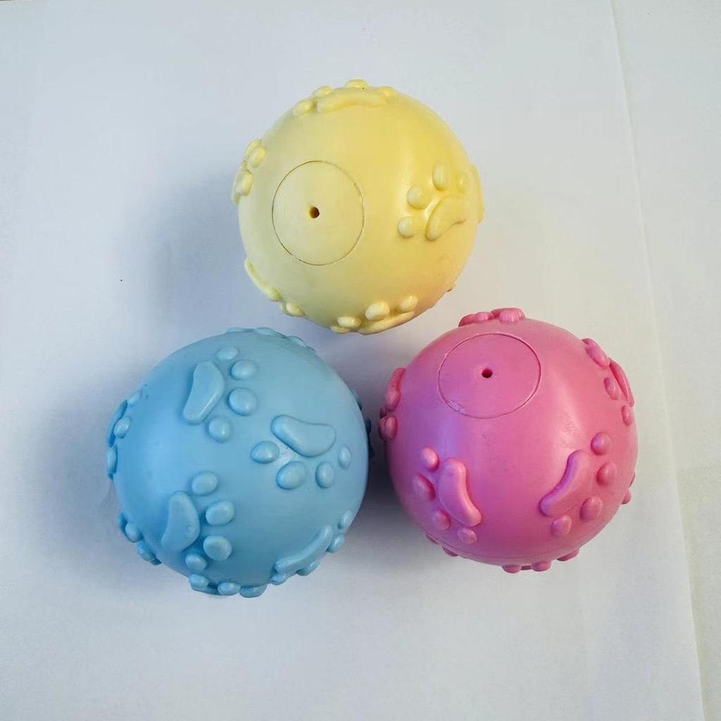 Durable TPR Teething Dog Toys for Golden Retrievers and Corgis - Bite-Resistant Cleaning Sticks and Balls