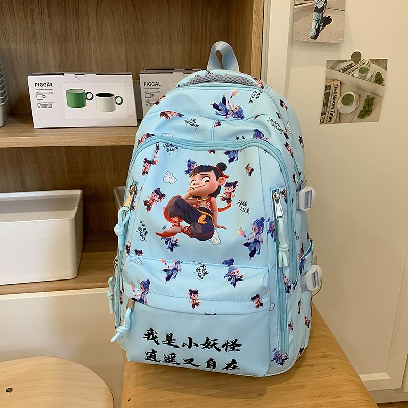 The Korean Version of the Schoolbag Is Versatile, High-value, Cute, Cartoon, and Light for Grades 3 To 6.