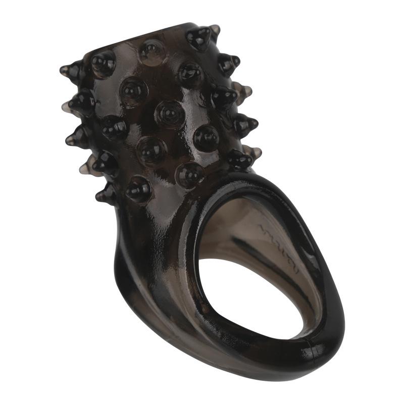 Yun Man Soft Rubber Male Penis Sleeve with Stimulating Granules & Spikes - Intimate Couples Set