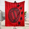 Bayern Munich Blanket Comfortable Suitable for Couch Sofa Seaside Four Seasons Universal Modern Ideal Gift For Birthday Valentine'S Day
