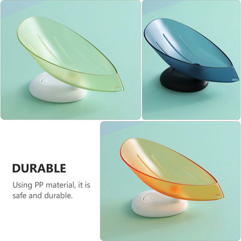 Elegant Lotus Leaf Soap Holder With Stable Suction Cup For Bathroom And Kitchen Use