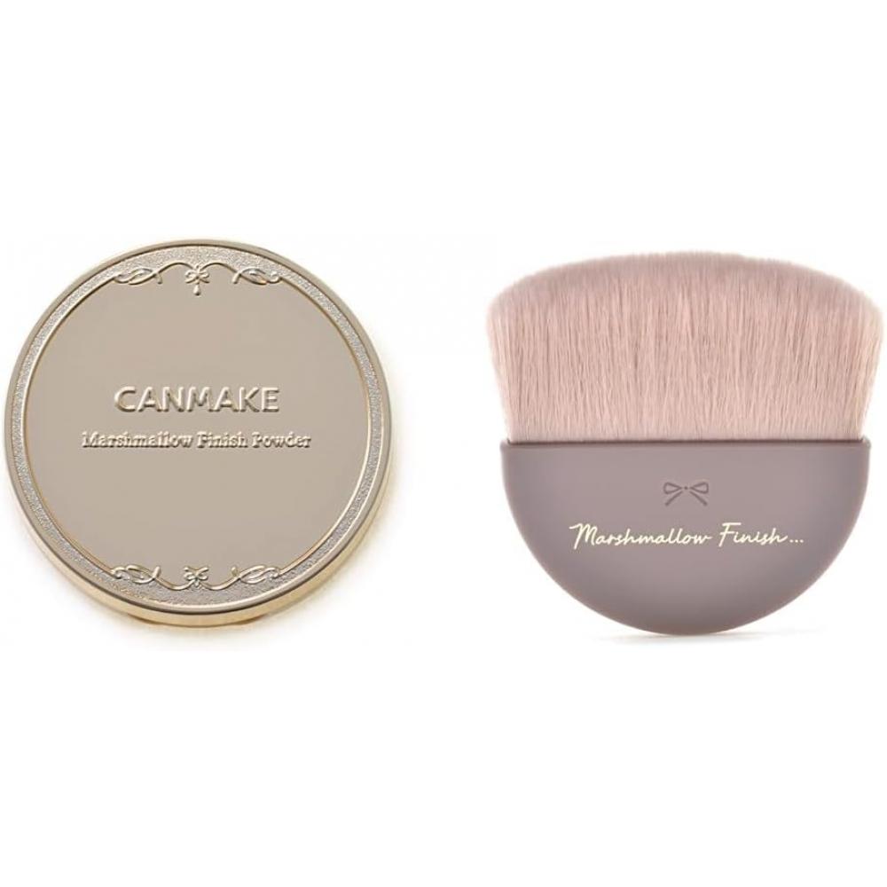 

[купить набор] Пудра Canmake Marshmallow Finish Powder Mo Matte Ochre 10 г+ Кисть Canmake Marshmallow Finish Powder Round Brush Matte Skin Finish Brown 1 X 1