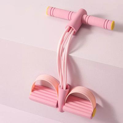 6-Tube Pedal Resistance Band Multifunction Tension Rope Elastic Yoga Pedal Puller Body Stretching Trainer Home Gym Workout Equipment