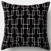Geometric Black and White Patterned Pillow Covers Pattern Cushion Cover Suitable for Sofa Bedroom Car Pillow Cover