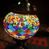 Turkish Mosaic Table Lamp Vintage Art Deco Handcrafted Lamparas De Mesa Ball Glass Romantic Bed Light Led Night Lampe